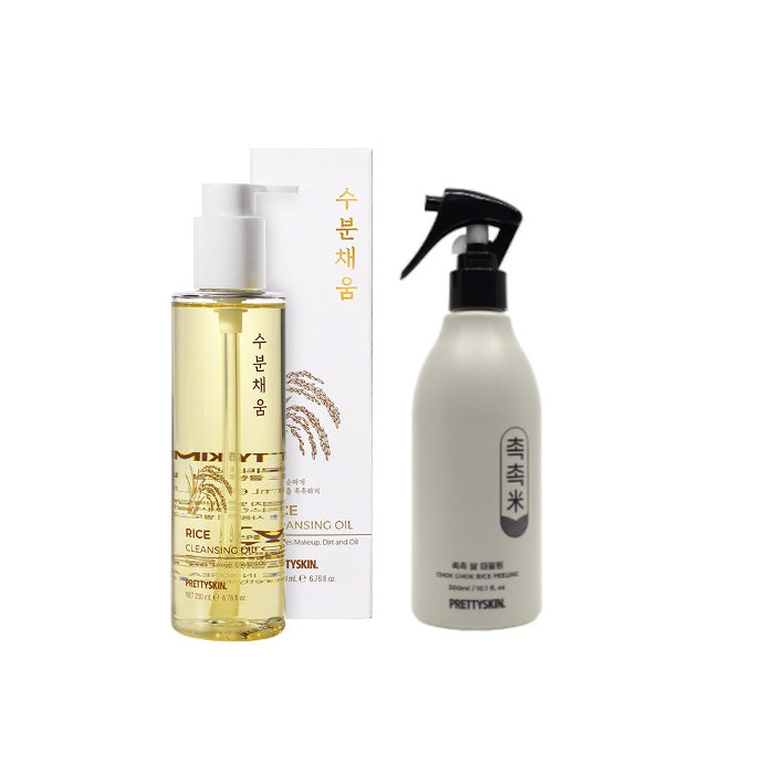 Wholesale PRETTYSKIN - Chok Chok Rice Peeling - 300ml 1ea + Rice Cleansing Oil - 200ml 1ea Set | Carsha