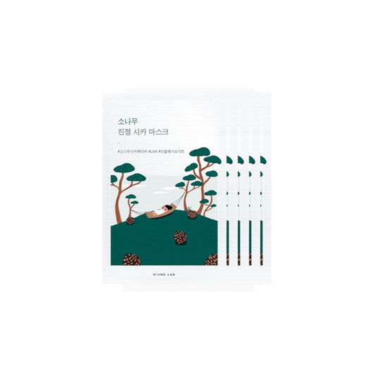 Wholesale Deal Round Lab - Pine Calming Cica Mask Sheet - 27ml 5ea Set | Carsha