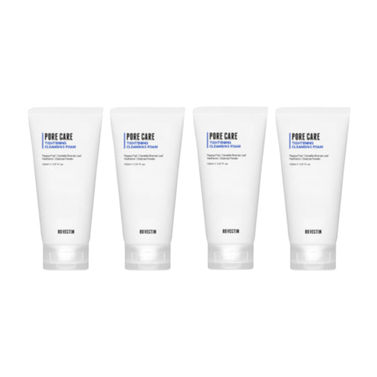 Wholesale ROVECTIN - Pore Care Tightening Cleansing Foam New Version of Clean Green Papaya Pore Cleansing Foam - 150ml 4ea Set | Carsha