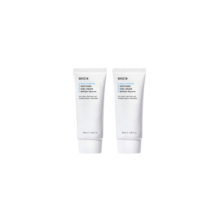Wholesale ROVECTIN - Aqua Soothing Sun Cream SPF50+ PA++++ New Version of Skin Essentials Aqua Soothing UV Protector - 50ml 2ea Set | Carsha
