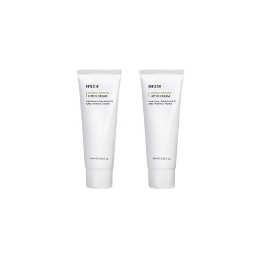 Wholesale ROVECTIN - Calming Lotus Cream New Version - 60ml 2ea Set | Carsha