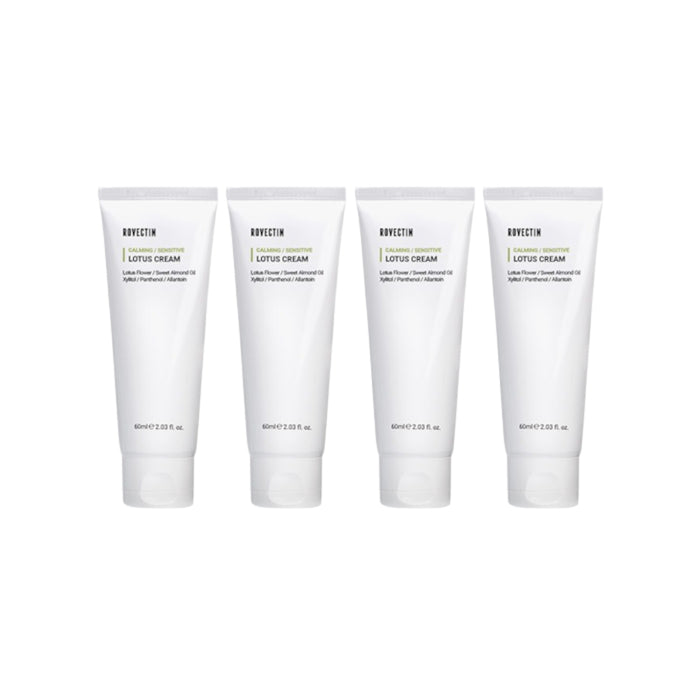 Wholesale ROVECTIN - Calming Lotus Cream New Version - 60ml 4ea Set | Carsha