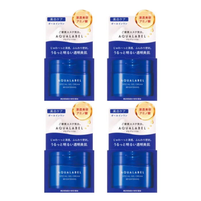 Wholesale Shiseido - Aqua Label Special Gel Cream Brightening - 90g 4ea Set | Carsha