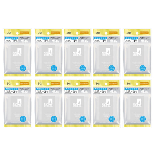 Wholesale Shiseido - Sea Breeze Face & Body Ice Sheet - 30 sheets - Citrus Sherbet 10ea Set | Carsha