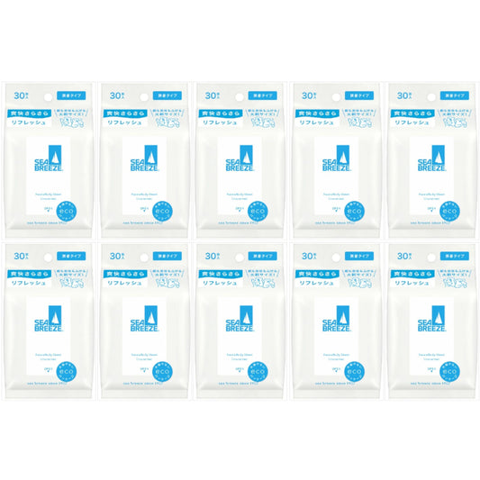 Shiseido - Sea Breeze Face & Body Ice Sheet - 30 sheets - Unscented (10ea) Set