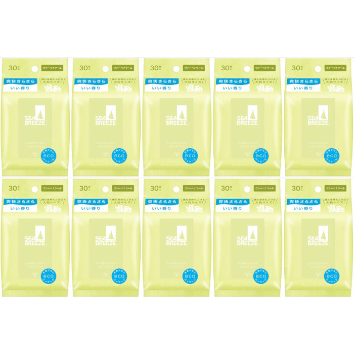 Wholesale Shiseido - Sea Breeze Face & Body Ice Sheet - 30 sheets - Verbena Cool 10ea Set | Carsha
