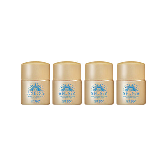 Wholesale Shiseido - Anessa Perfect UV Sunscreen Skincare Milk SPF50+ PA++++ - 12ml 4ea Set | Carsha