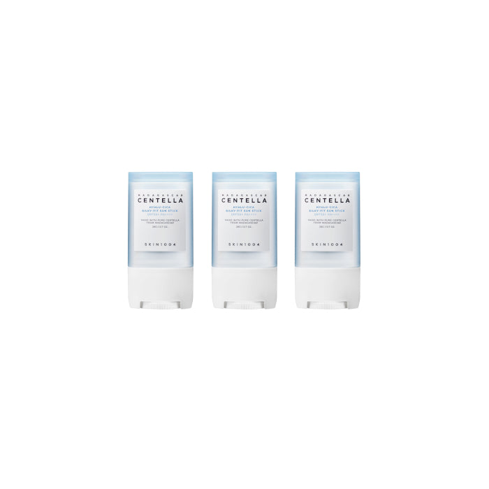 Wholesale SKIN1004 Madagascar Centella Hyalu-Cica Silky-Fit Sun Stick SPF50+ PA++++ - 20g 3ea set | Carsha