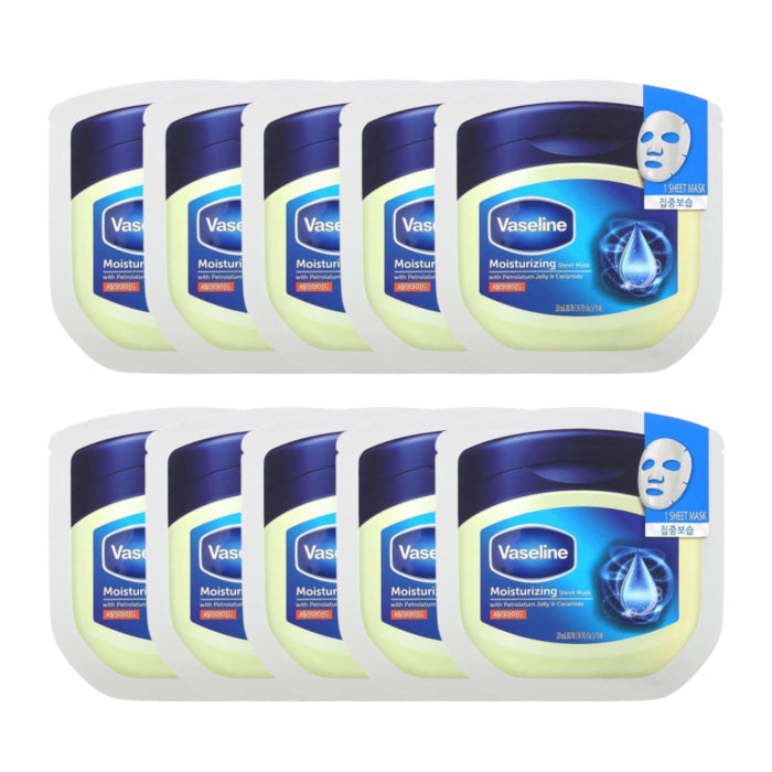 Wholesale Vaseline - Moisturizing Sheet Mask 10pc Set | Carsha