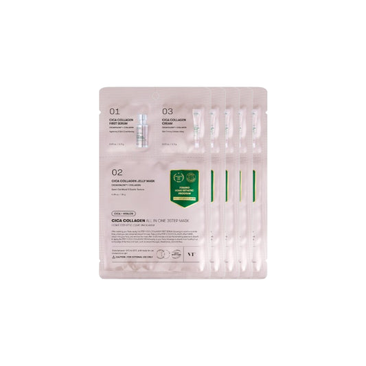 Wholesale VT - Cica Collagen All In One 3Step Mask 5ea Set | Carsha