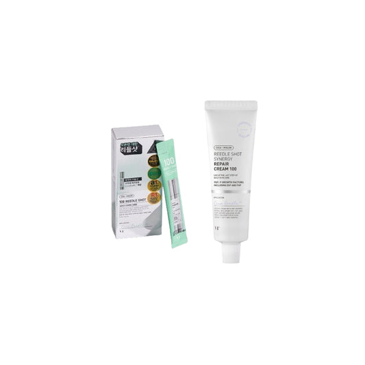 Wholesale VT - Reedle Shot 100 Stick Pouch - 2ml*10ea + Reedle Shot Synergy Repair Cream 100 - 50ml Set | Carsha