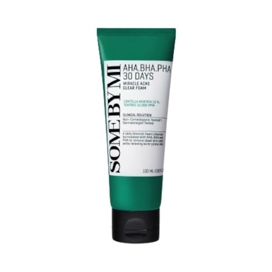 Wholesale SOME BY MI - AHA-BHA-PHA 30 Days Miracle Acne Clear Foam OTC Version - 100ml | Carsha