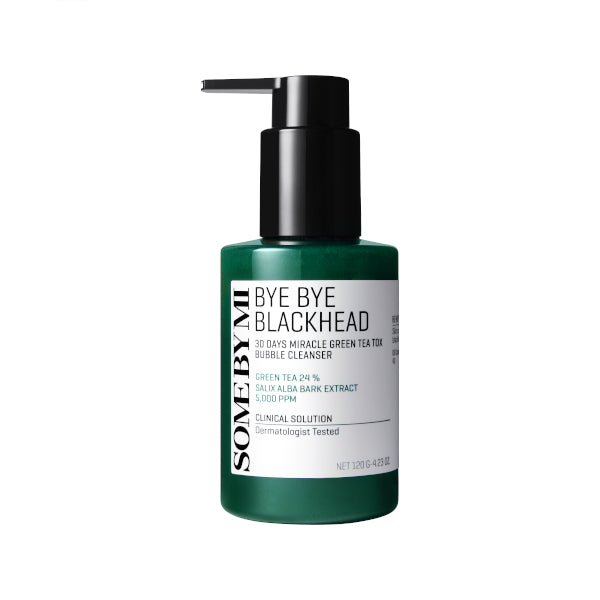 Wholesale SOME BY MI - Bye Bye Blackhead 30days Miracle Green Tea Tox Bubble Cleanser - 120g | Carsha