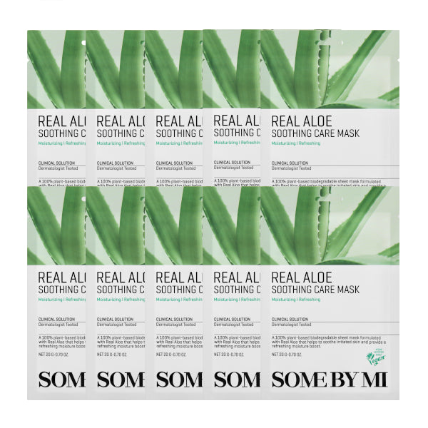 Wholesale SOME BY MI - Real Aloe Soothing Care Mask - 10pcs | Carsha