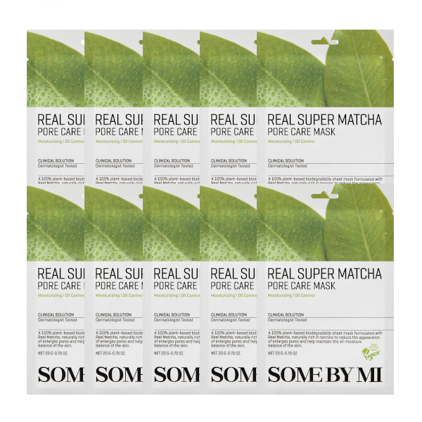 Wholesale SOME BY MI - Real Super Matcha Pore Care Mask - 10pcs | Carsha