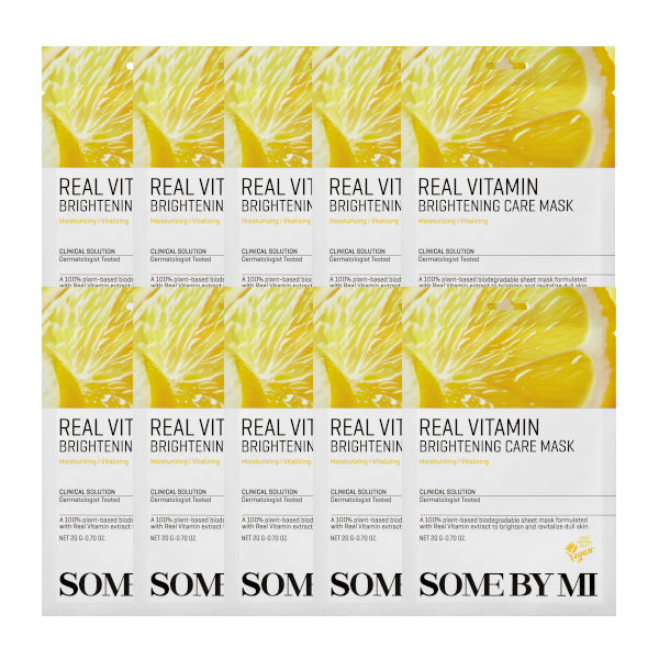 Wholesale SOME BY MI - Real Vitamin Brightening Care Mask - 10pcs | Carsha