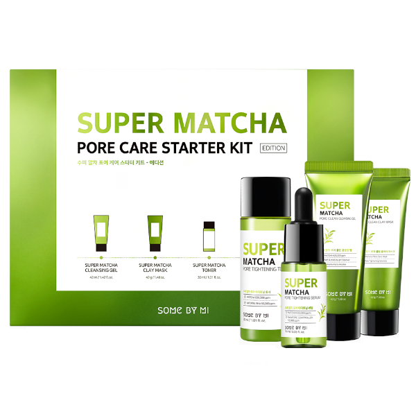 Wholesale SOME BY MI - Super Matcha Pore Care Starter Kit Edition - 1set 4items | Carsha