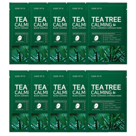 Wholesale SOME BY MI - Tea Tree Calming Glow Luminous Ampoule Mask - 10pcs | Carsha