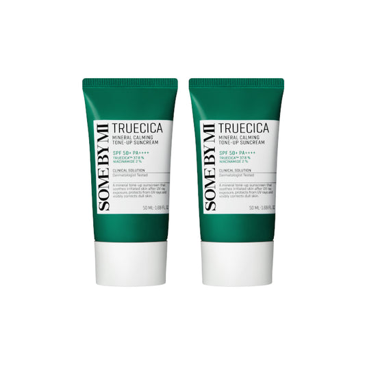 Wholesale SOME BY MI - Truecica Mineral Calming Tone-Up Suncream SPF50+ PA++++ - 50ml 2ea Set | Carsha