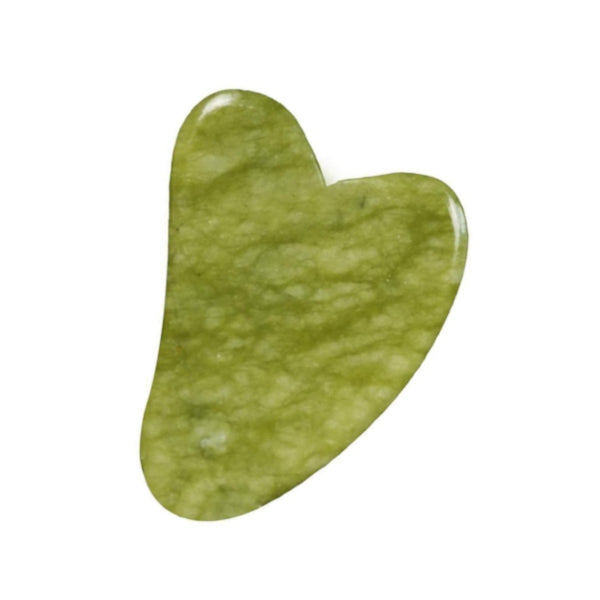 Wholesale Deal MissLady - Scraping Board Gua Sha Massage Tool Heart-shaped - 1pc - Grass Green | Carsha