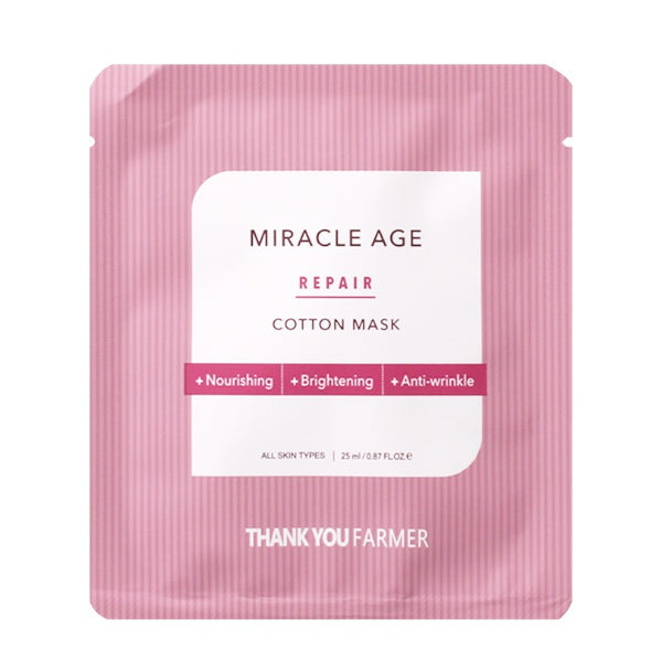 Wholesale THANK YOU FARMER - Miracle Age Repair Cotton Mask - 1pc | Carsha
