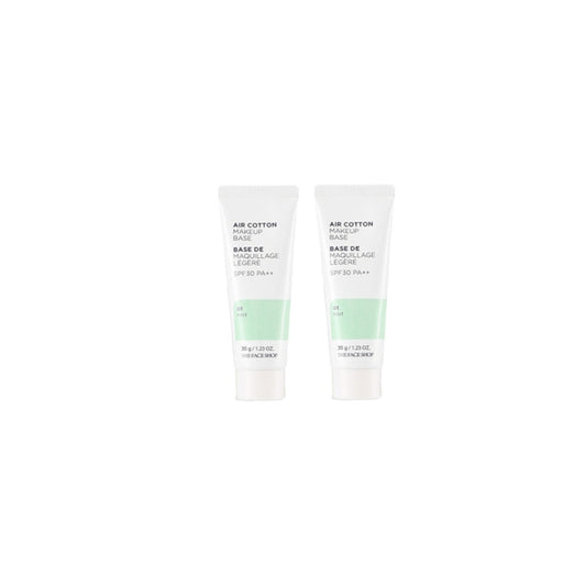 Wholesale THE FACE SHOP - Air Cotton Makeup Base - Mint 2ea Set | Carsha