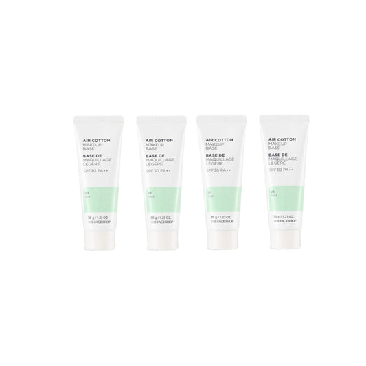 Wholesale THE FACE SHOP - Air Cotton Makeup Base - Mint 4ea Set | Carsha