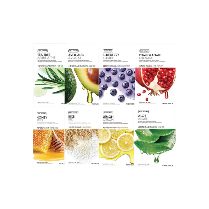 Wholesale THE FACE SHOP Real Nature Face Mask Buffet Set | Carsha