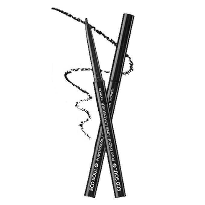 Wholesale The Saem - Eco Soul Powerproof Super Slim Eyeliner - 0.1g - BK01 Night Black | Carsha