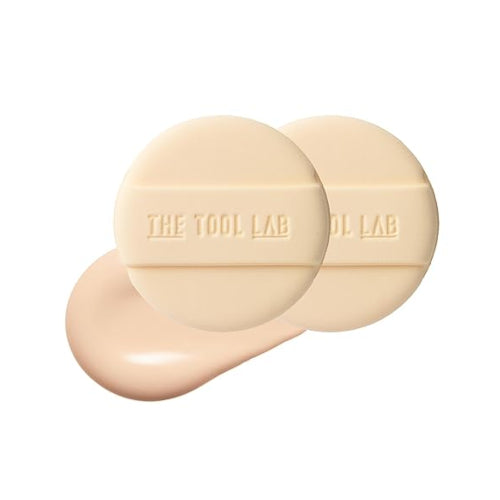 Wholesale THE TOOL LAB - Long-lasting Cover Puff - 2ea - Round | Carsha