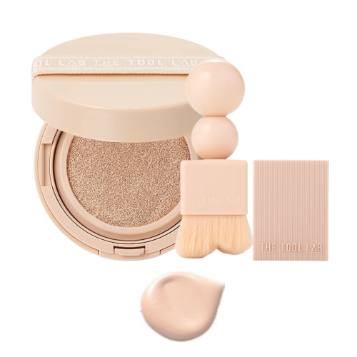 Wholesale THE TOOL LAB - Stamp Skinfit Cushion Glow + Brush - 11g - 21 Ivory | Carsha