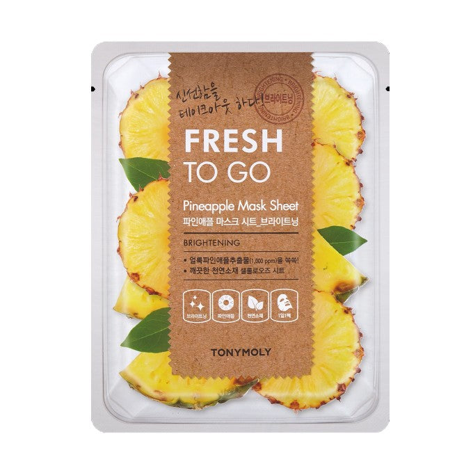 Wholesale TONYMOLY - Fresh To Go Mask Sheet - PINEAPPLE - 1pc | Carsha
