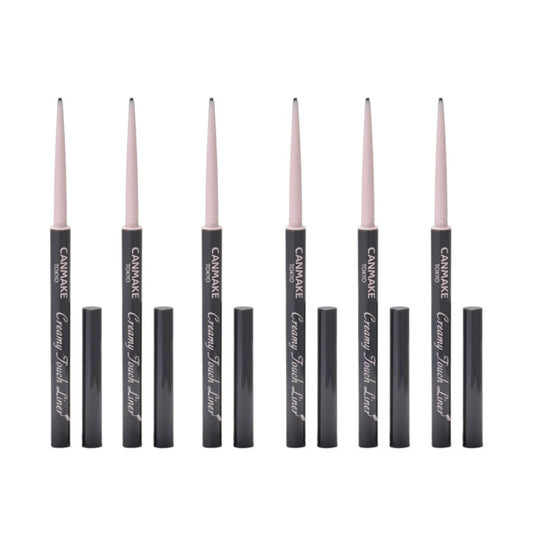 Wholesale CANMAKE - Creamy Touch Liner - 0.08g - 01 Deep Black 6ea Set | Carsha