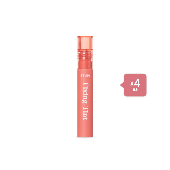 Wholesale Deal ETUDE - Mask Proof Fixing Tint - 4g - 02 Vintage Red 4ea Set | Carsha