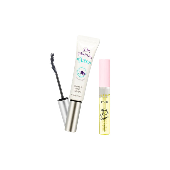 Wholesale DEAL Etude - Dr. Mascara Fixer For Super Longlash 1ea + My Lash Serum 9g 1ea Set | Carsha