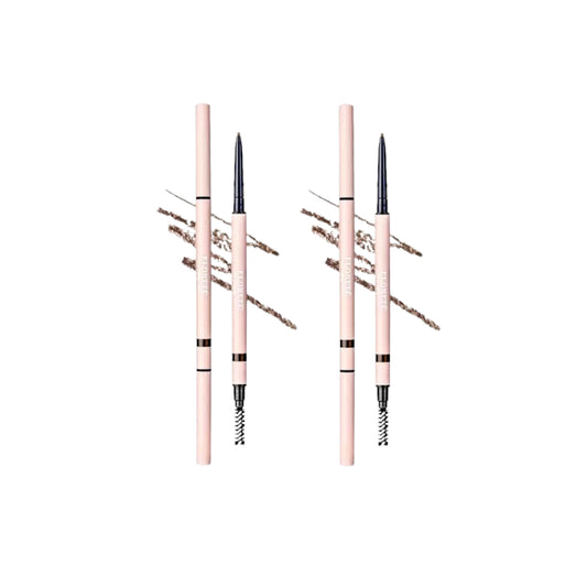 Wholesale Flortte - My Beautiful Password Eyebrow Pencil - 0.05g - B1 Medium Brown 2ea Set | Carsha