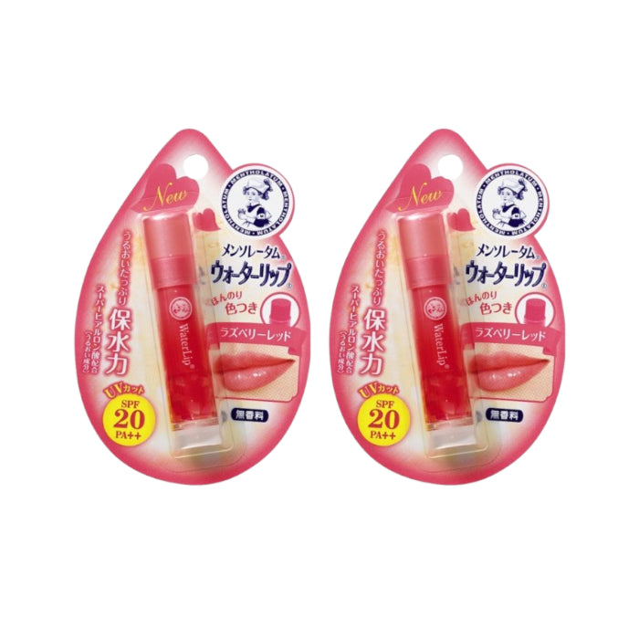 Wholesale Rohto Mentholatum - Water Lip Colour Balm SPF 20 PA++ - 1pc - Raspberry Red 2ea Set | Carsha