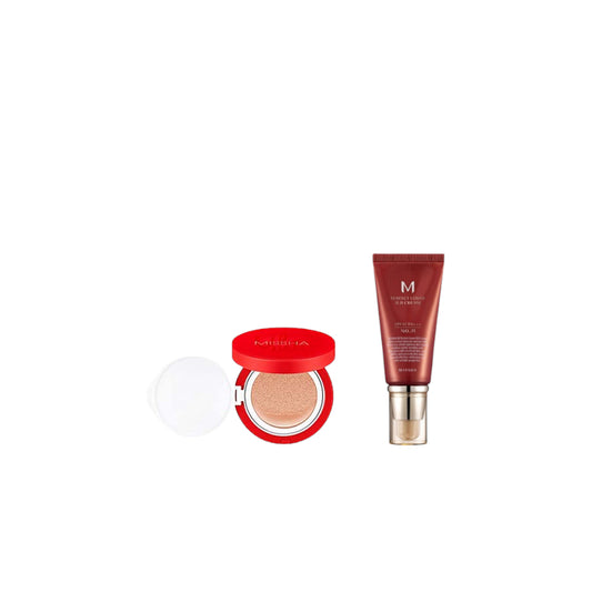 Wholesale MISSHA - M Perfect Cover BB Cream - 50ml - #21 Light Beige X MISSHA - Velvet Finish Cushion SPF50+ PA+++ - 15g - 21 | Carsha