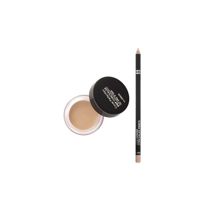 Wholesale The Saem - Cover Perfection Pot Concealer - #1 Clear Beige 1ea + Concealer Pencil - 1.4g - 1.5 Natural Beige 1ea Set | Carsha