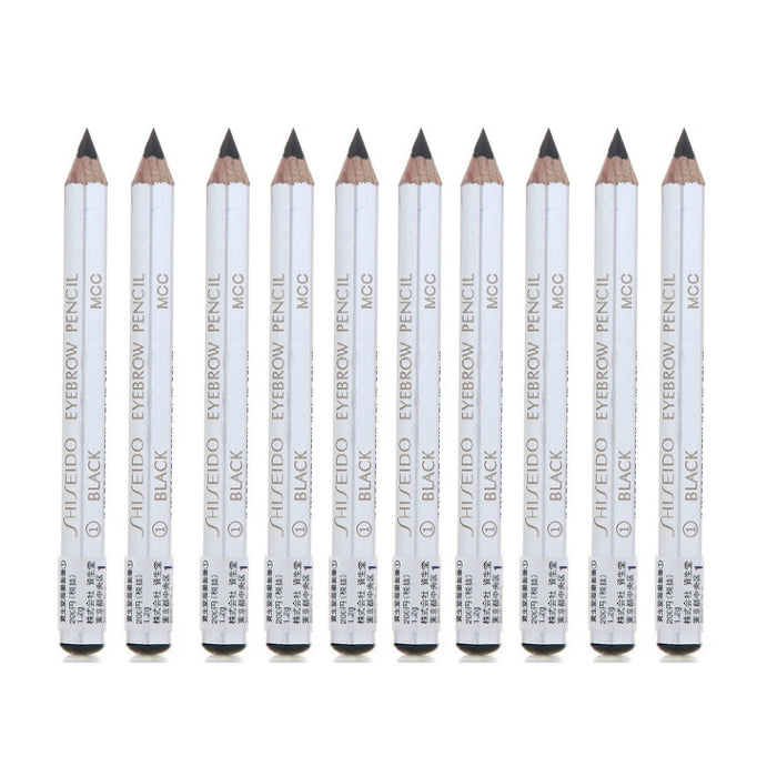 Shiseido - Eyebrow Pencil - 01 Black (10ea) Set