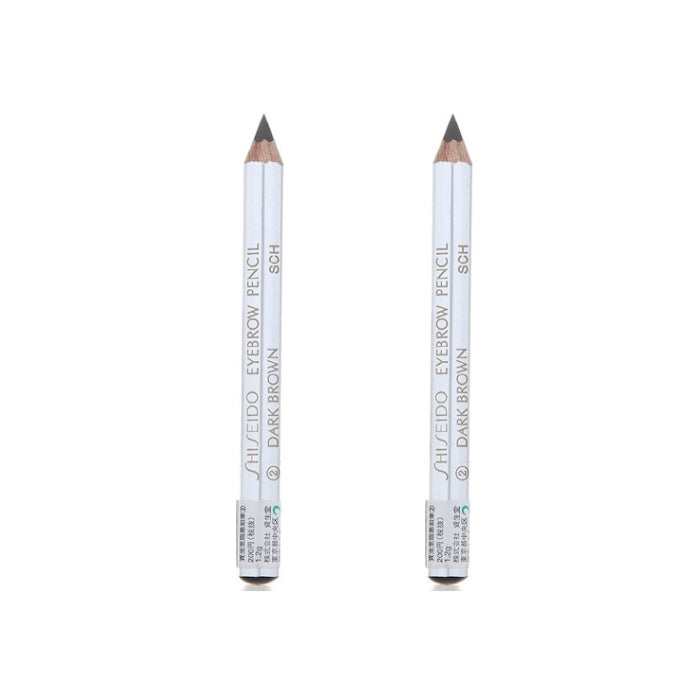 Shiseido - Eyebrow Pencil - 02 Dark Brown (2ea) Set