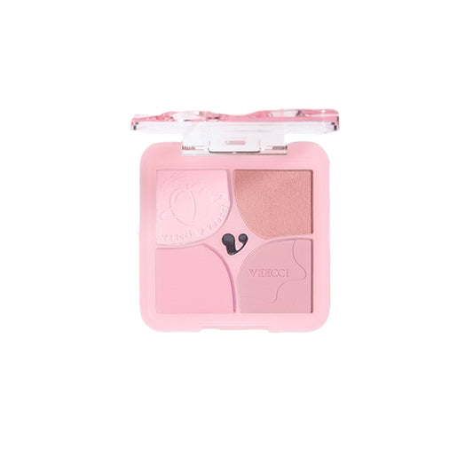Wholesale VEECCI - Blooming Four Colors Blush - 6g - D01 Pink Party | Carsha
