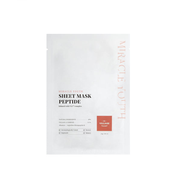 Wholesale Village 11 Factory - Miracle Youth Sheet Mask Peptide - 23g | Carsha