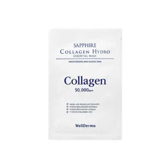 WELLDERMA - Sapphire Collagen Hydro Essential Mask - 1pc
