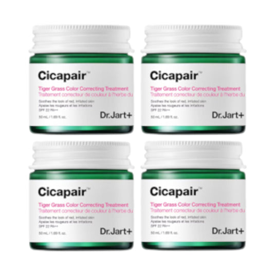 Wholesale Dr. Jart+ - Cicapair Tiger Grass Color Correcting Treatment SPF22 PA++ renewal version - 50ml - 4ea Set | Carsha