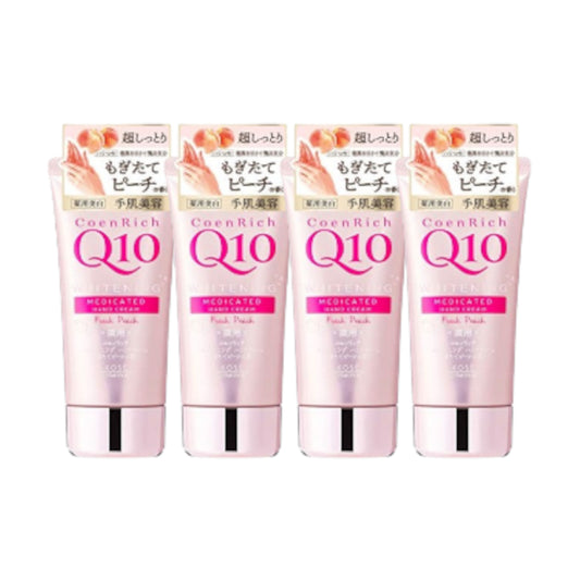 Wholesale Kose - Coenrich Q10 Medicated Hand Cream - Fresh Peach - 80g 4ea Set | Carsha