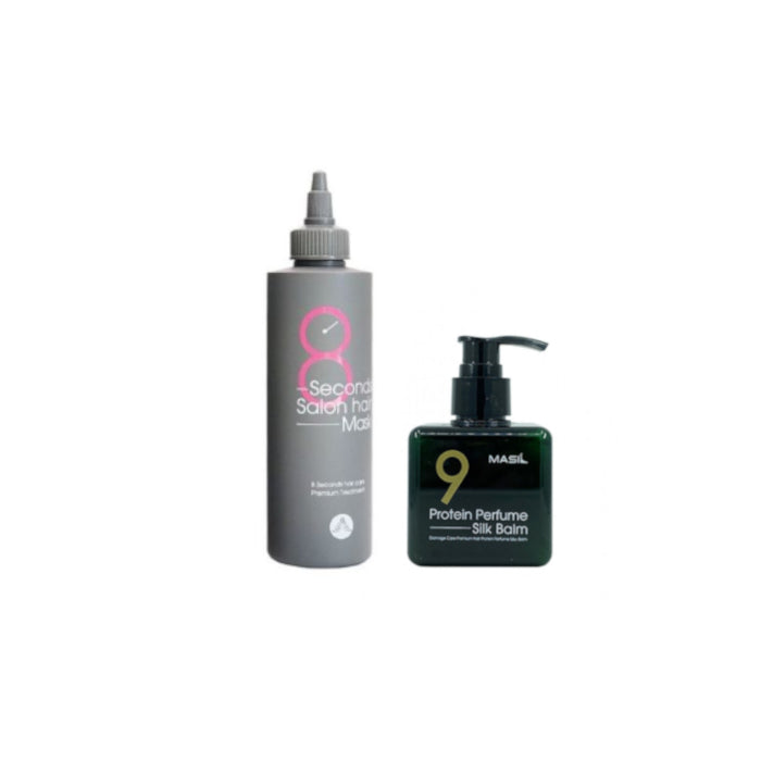Wholesale Masil - 8 Seconds Salon Hair Mask - 200ml 1ea + Protein Perfume Silk Balm - 180ml 1ea Set | Carsha