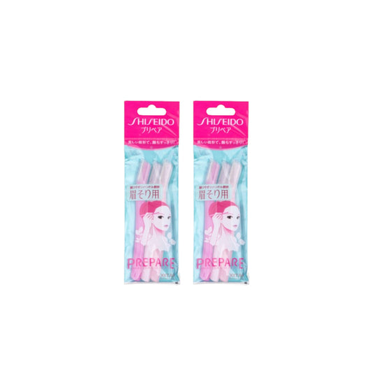 Shiseido - Prepare Eyebrow Razor - 3pcs (2ea) Set