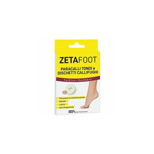 ZetaFoot Paracalli Tondi e Dischetti Callifughi 15 pezzi
